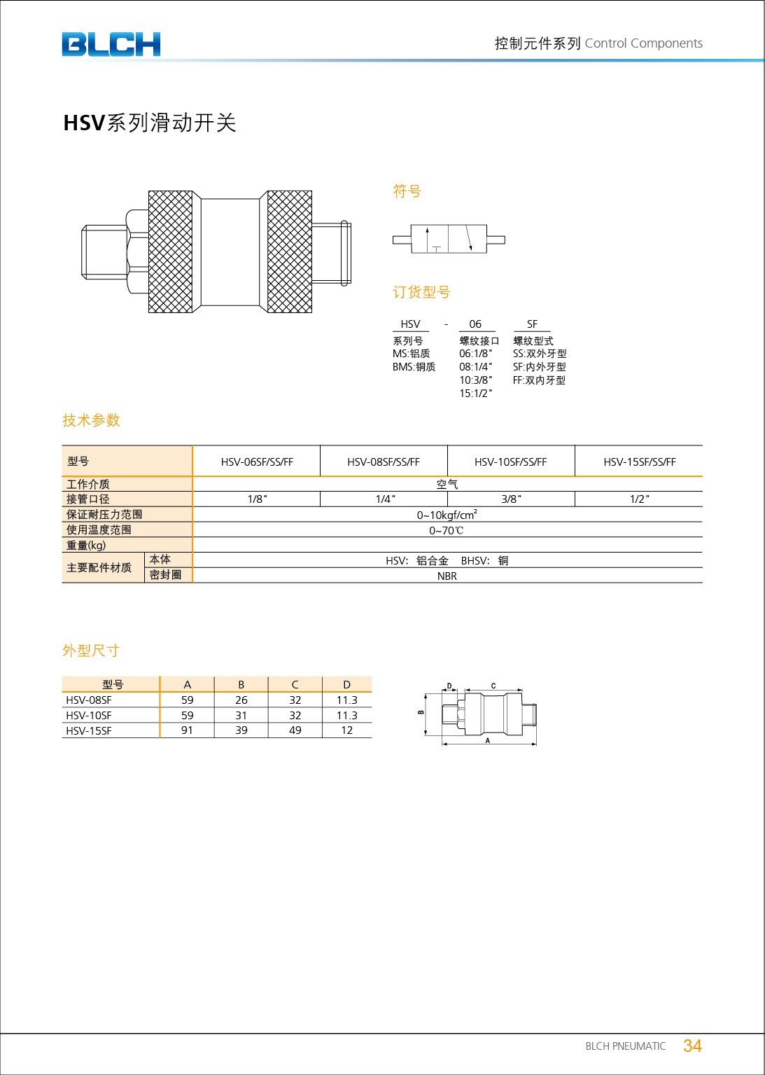 HSV系列滑動開關(guān)